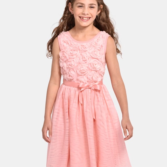 NWT 5 6 7 8 14 easter wedding twirl dress rosettes sisters matching dainty